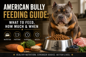 Read more about the article American Bully Feeding Guide: What to Feed, How Much & When